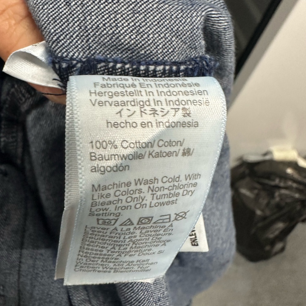 J. Crew Navy Denim Shirt - Picture 5 of 5